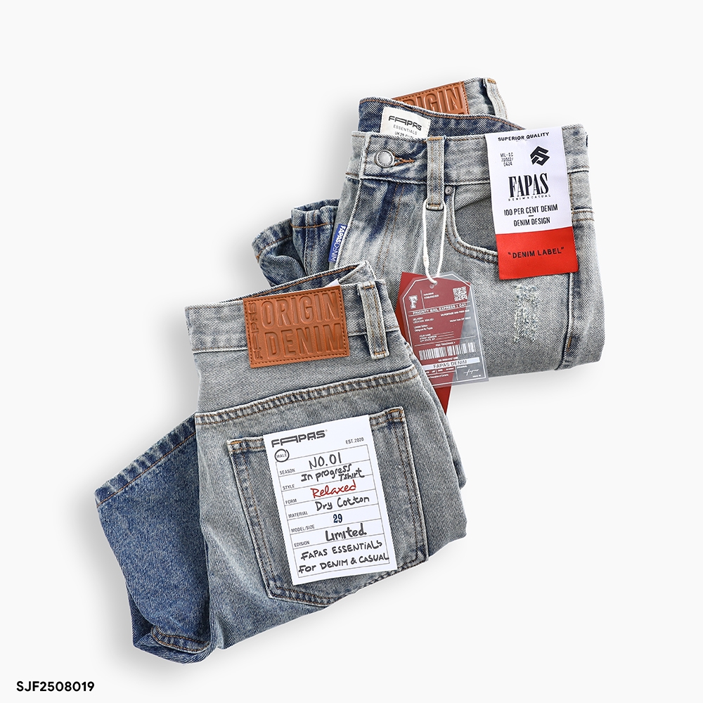 Shorts Jean Fapas Relaxed Growing