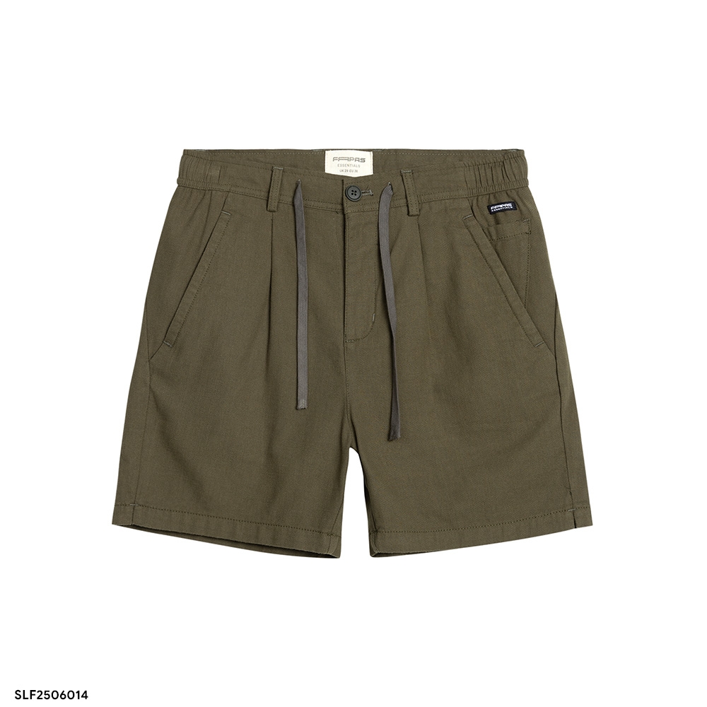 Shorts Linen Fapas Relaxed Hidden