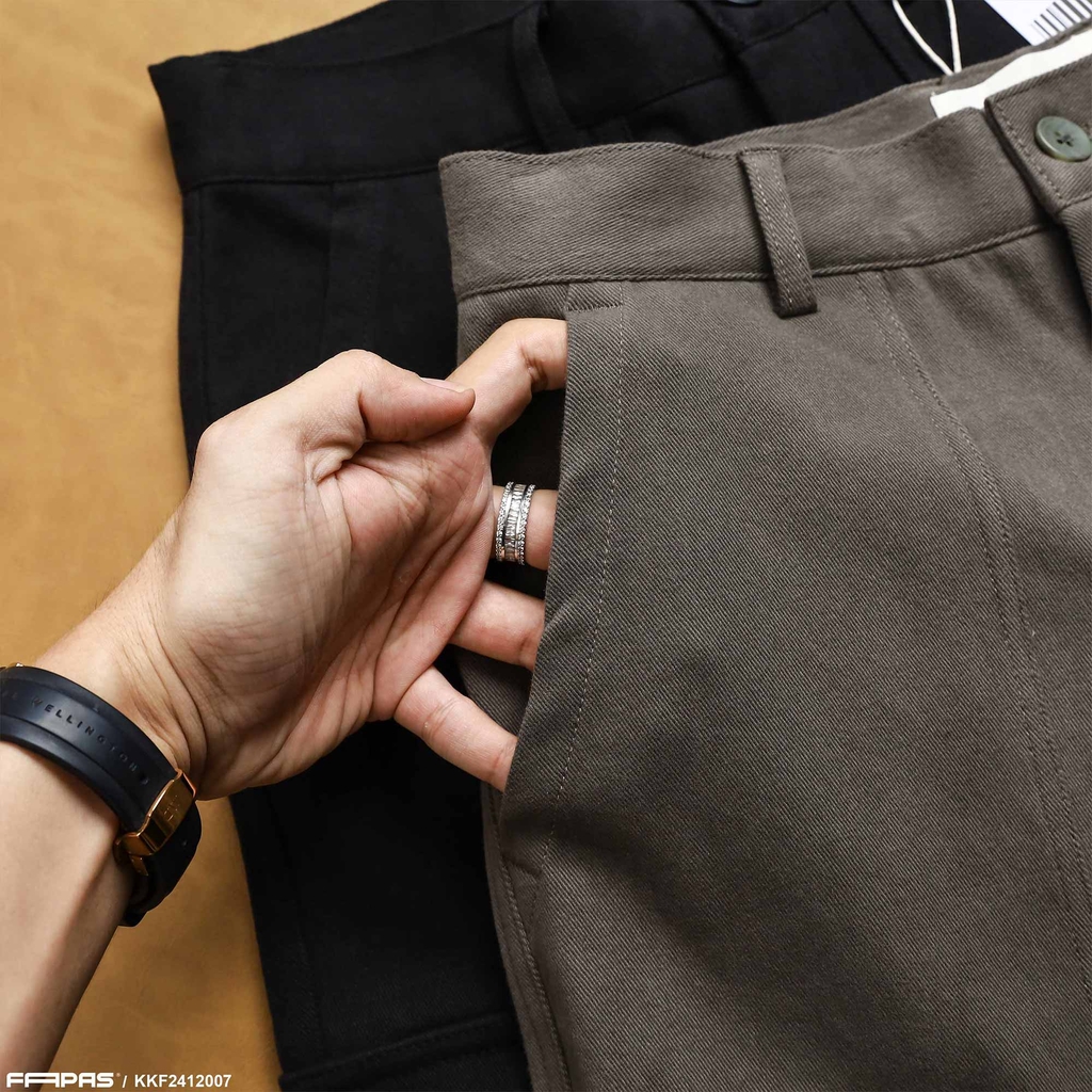 Kaki Fapas Slimfit Box