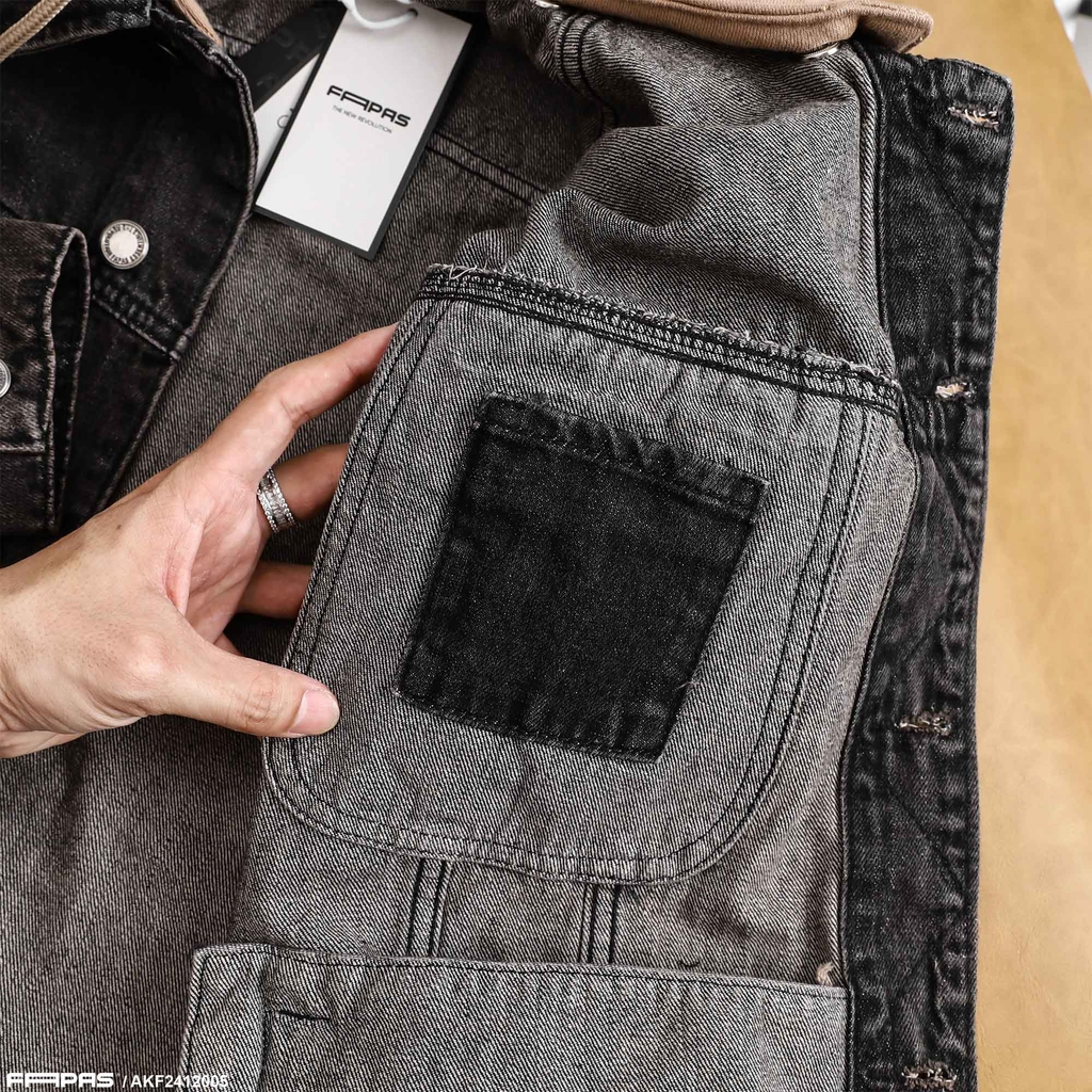 Áo Khoác Jean Fapas Relaxed Bio