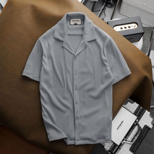 Áo Sơ Mi Ngắn Relaxed Simon