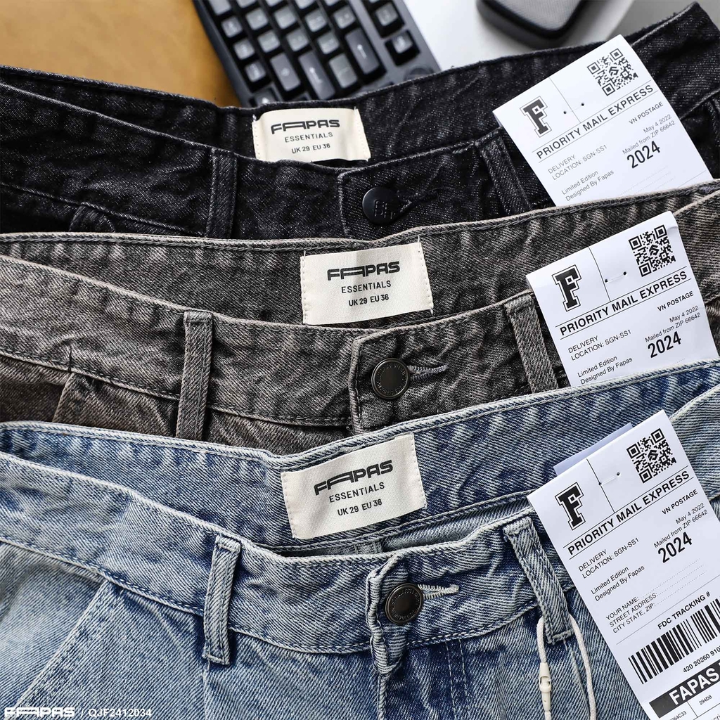 Quần Jean Fapas Crop Fit Nomi
