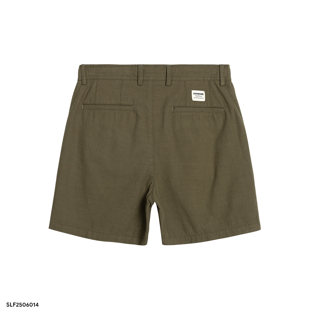 Shorts Linen Fapas Relaxed Hidden