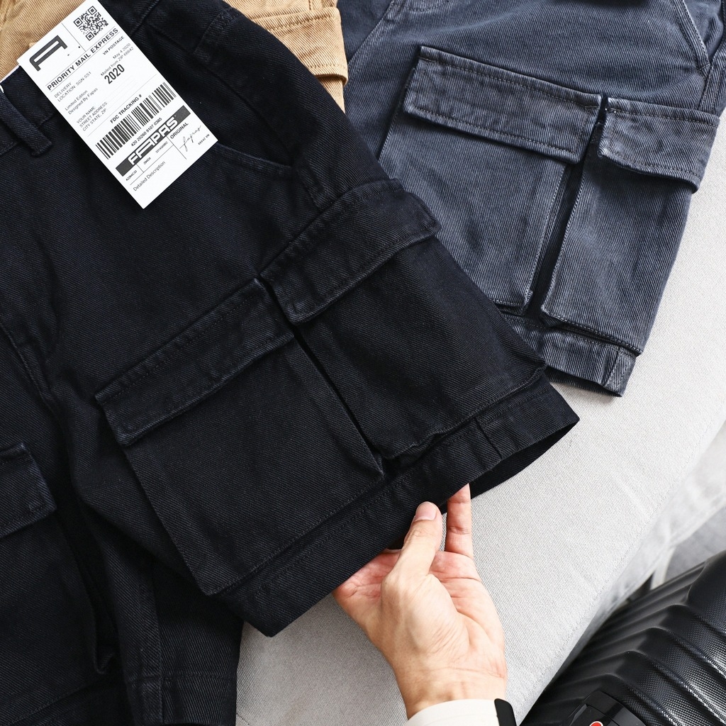Quần Shorts Kaki Relaxed Multi