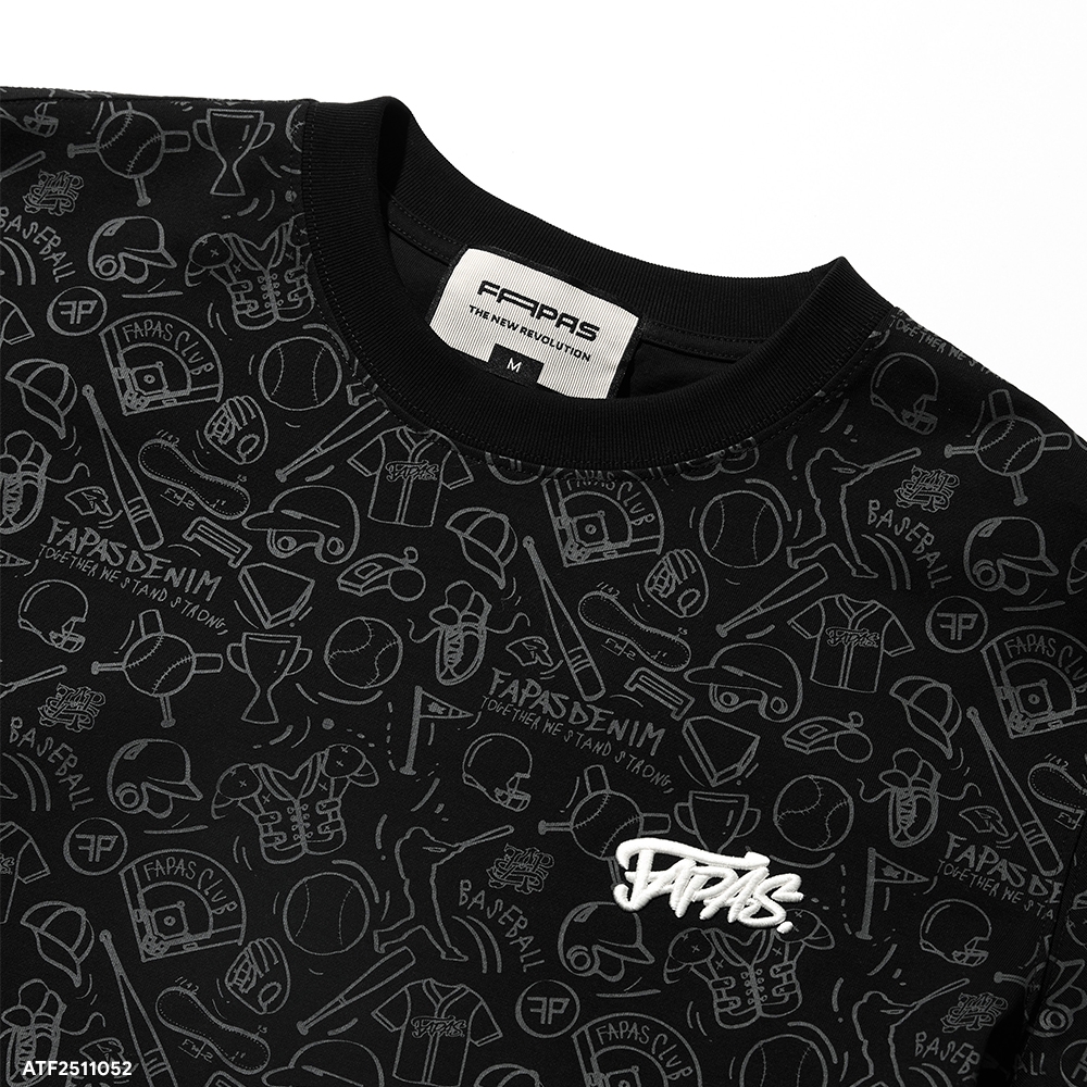 Áo Thun Fapas Relaxed Baseball