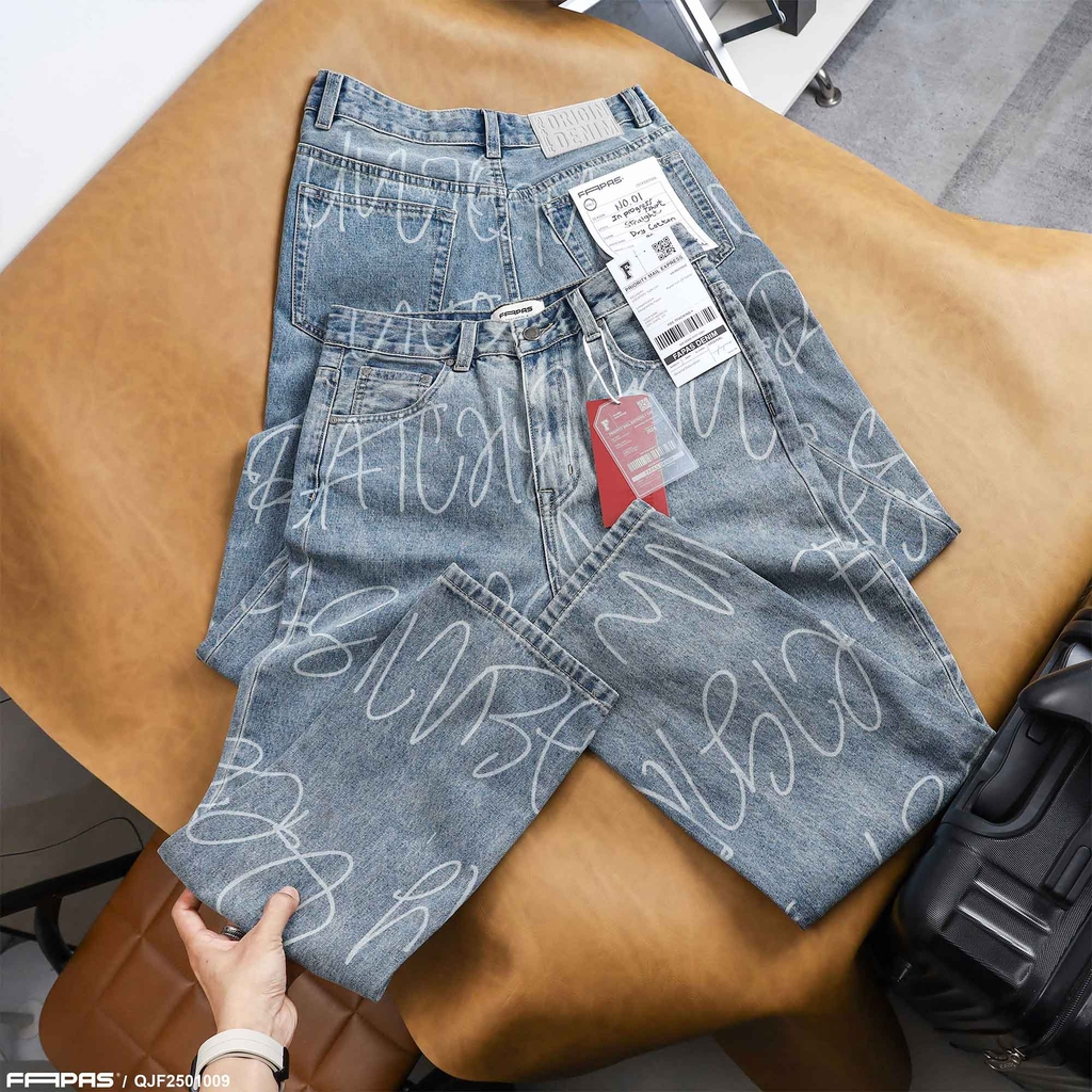 Quần Jean Fapas Straight Amy
