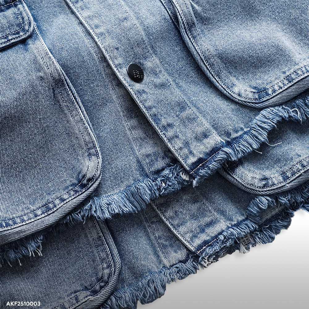 Áo Khoác Jean Fapas Relaxed Neat