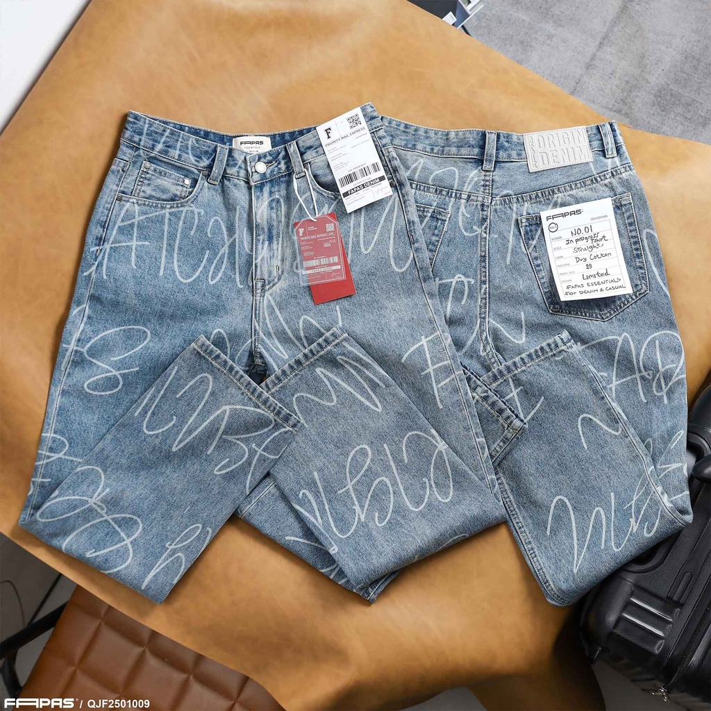 Quần Jean Fapas Straight Amy