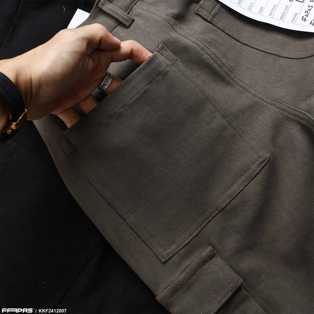 Kaki Fapas Slimfit Box