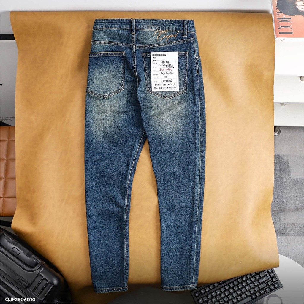 Quần Jeans Fapas Slimfit Round