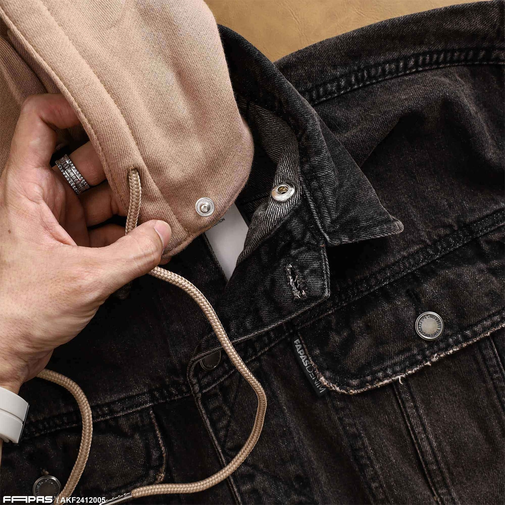 Áo Khoác Jean Fapas Relaxed Bio