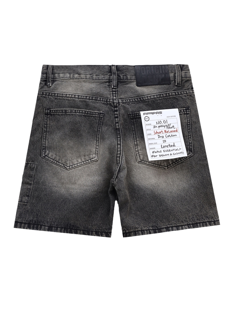 Quần Shorts Jean Relaxed Squash
