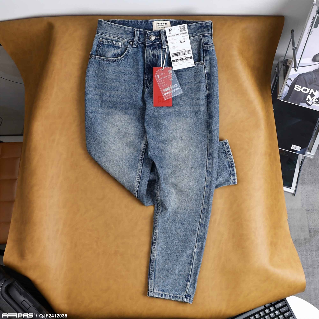 Quần Jean Fapas Crop Fit Rung