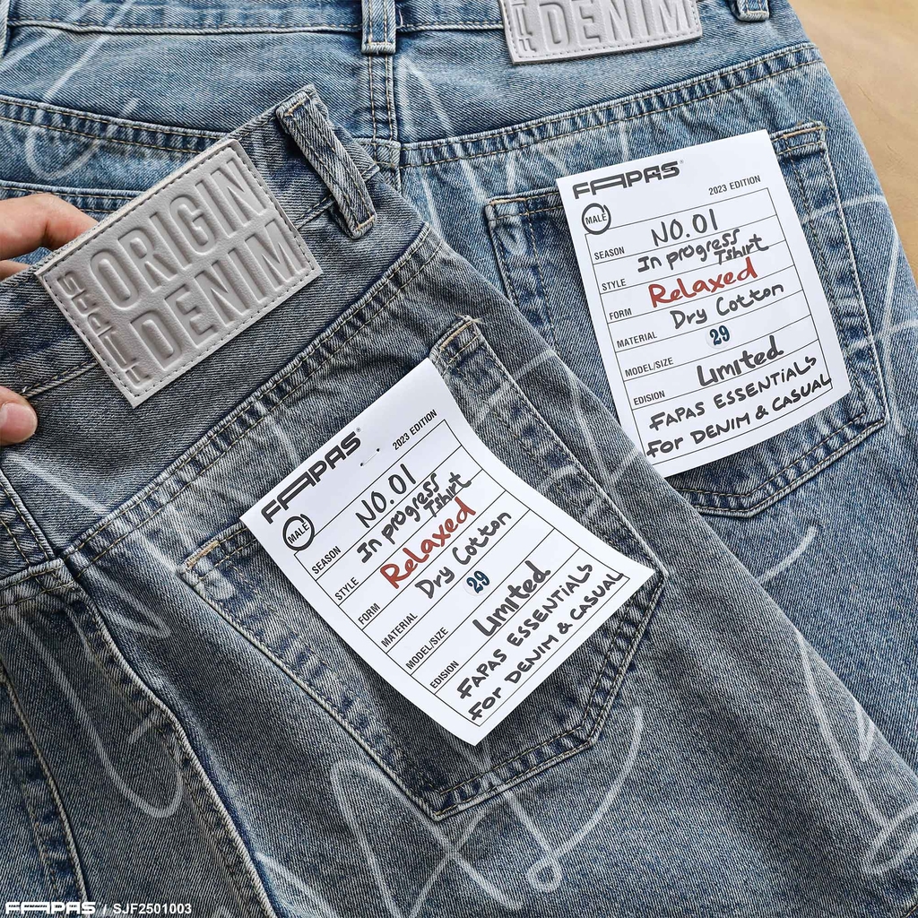 Short Jean Fapas Relaxed Any
