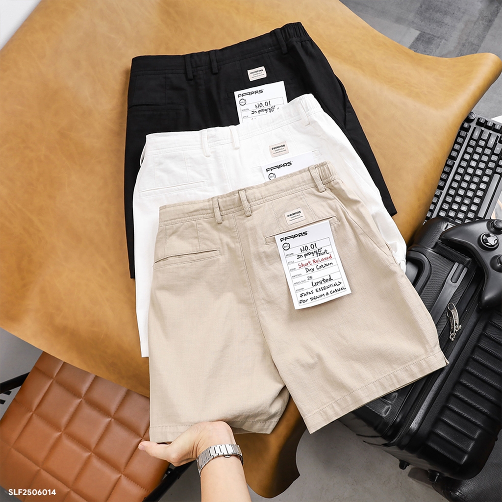 Shorts Linen Fapas Relaxed Hidden