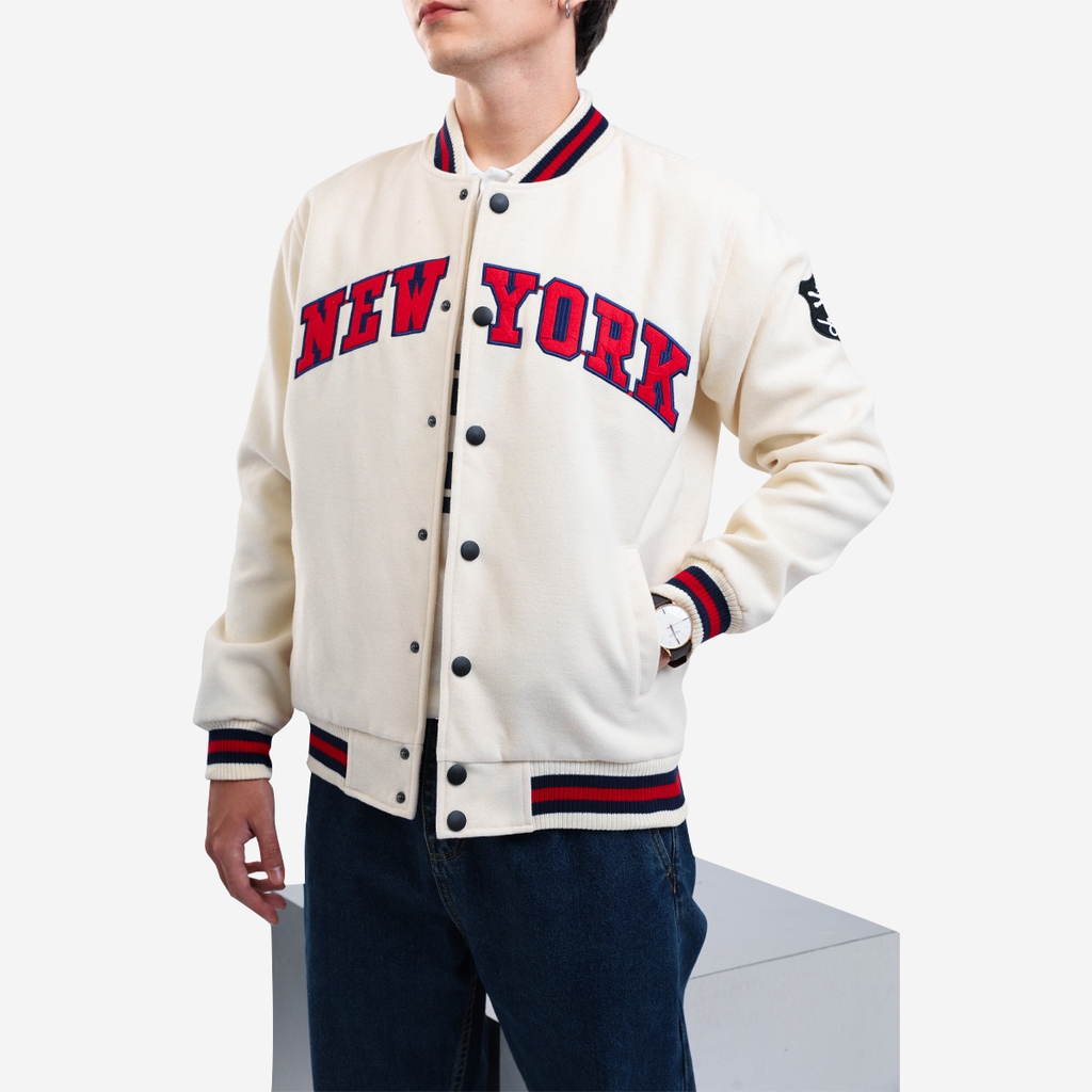 Áo Khoác Bomber MLB WOVEN PADDED BASEBALL JUMPER 3AJPB012450BKS Dope Shop Dopevncom #63 Áo Khoác Bomber MLB WOVEN PADDED BASEBALL JUMPER 3AJPB012450BKS Dope Shop Dopevncom