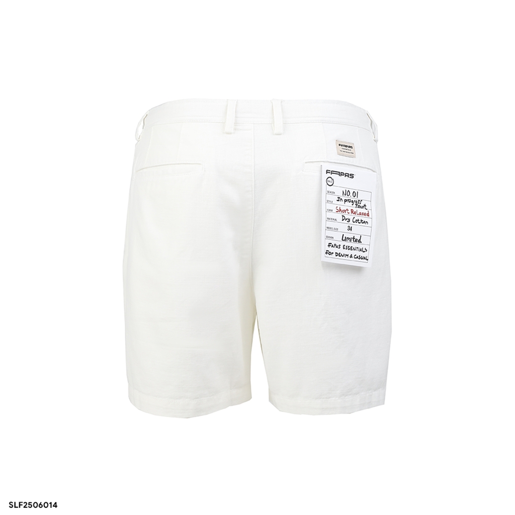 Shorts Linen Fapas Relaxed Hidden