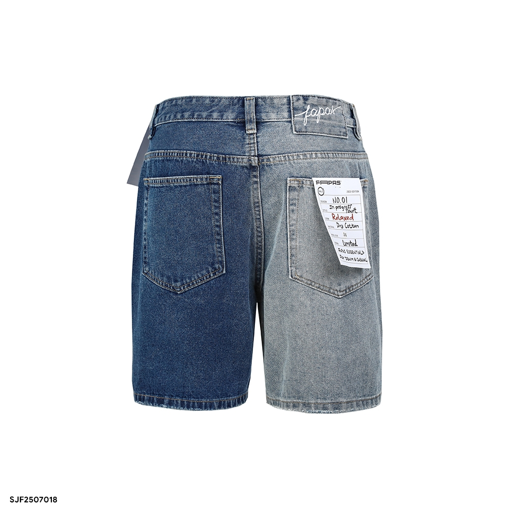 Shorts Jean Fapas Relaxed Tree