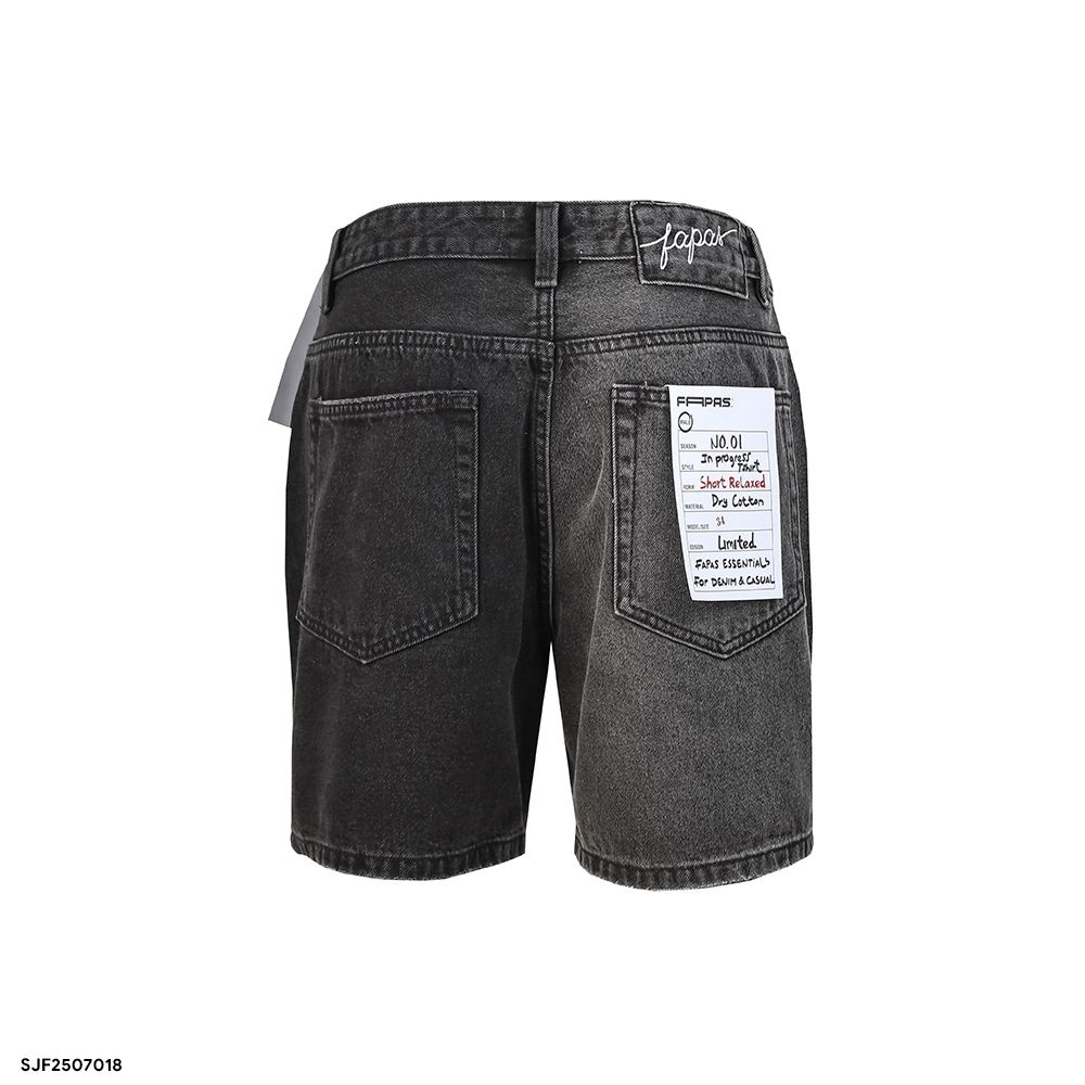 Shorts Jean Fapas Relaxed Tree