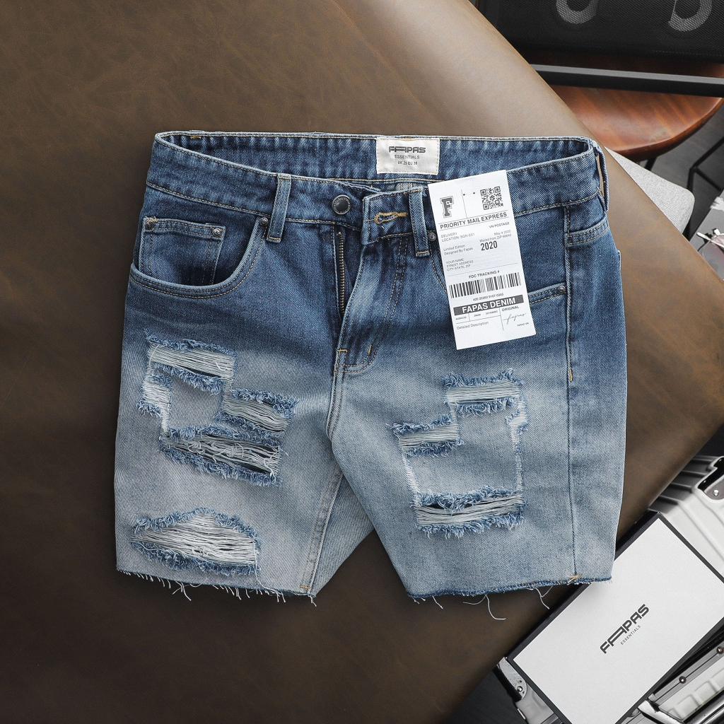 Quần Shorts Jean Relaxed Elvis