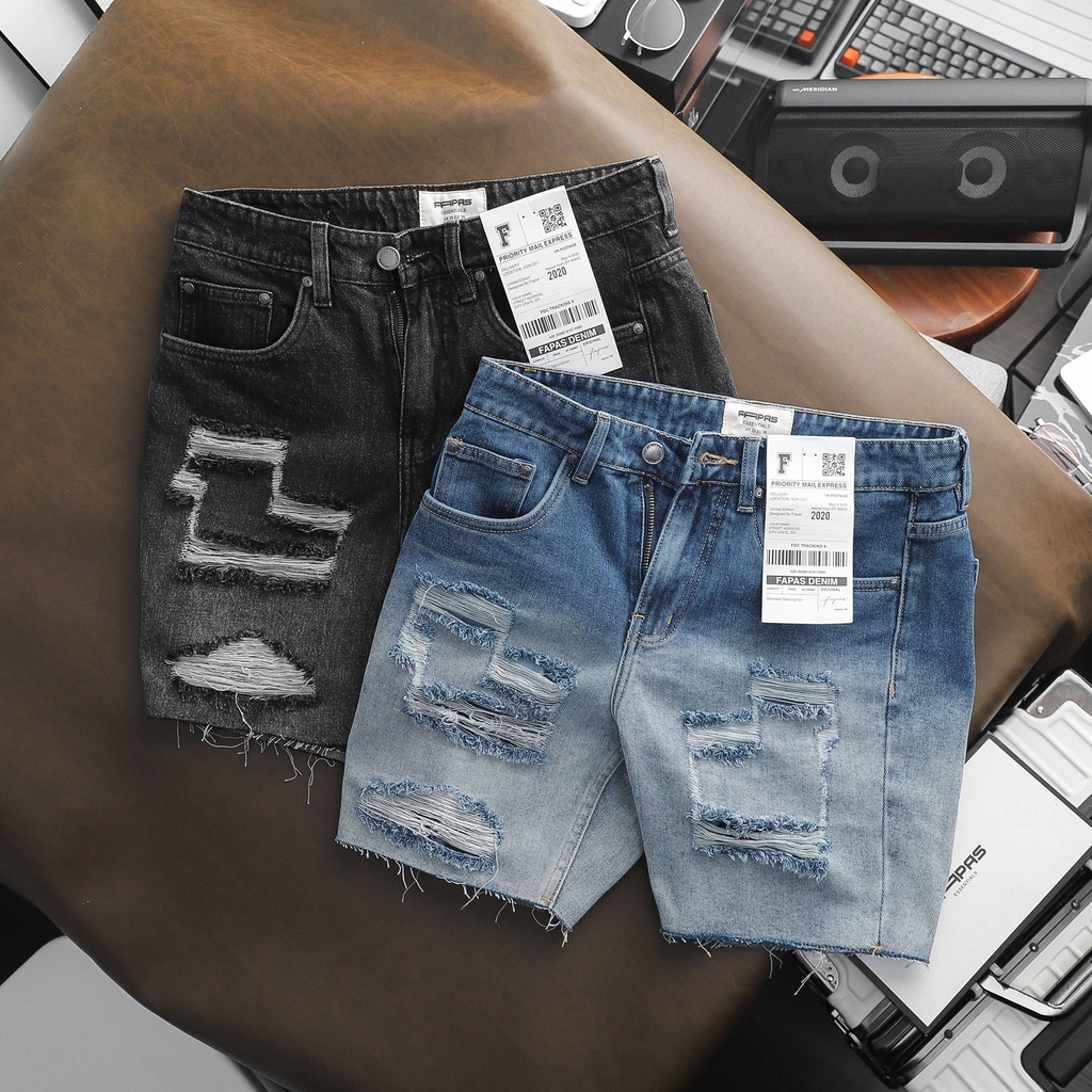 Quần Shorts Jean Relaxed Elvis