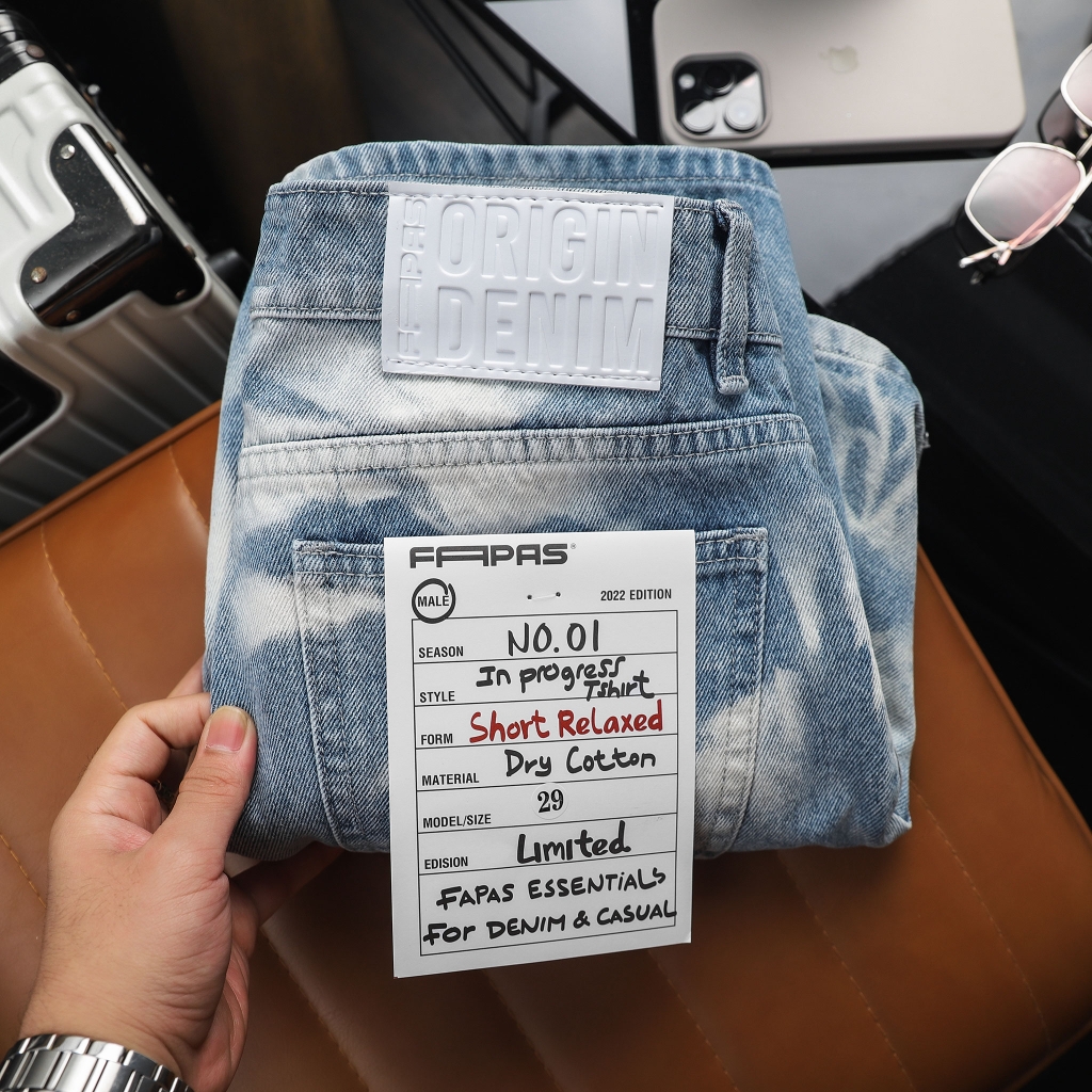 Quần Short Jean Relaxed Loopy