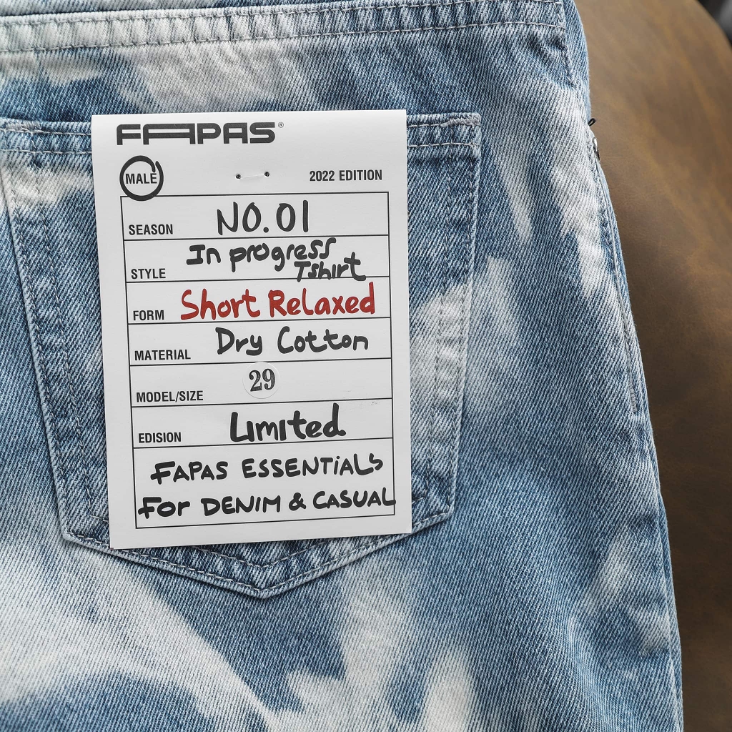 Quần Short Jean Relaxed Loopy