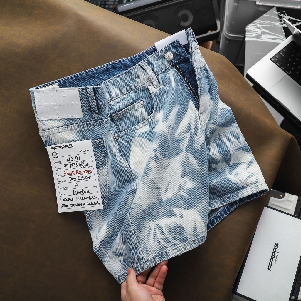 Quần Short Jean Relaxed Loopy