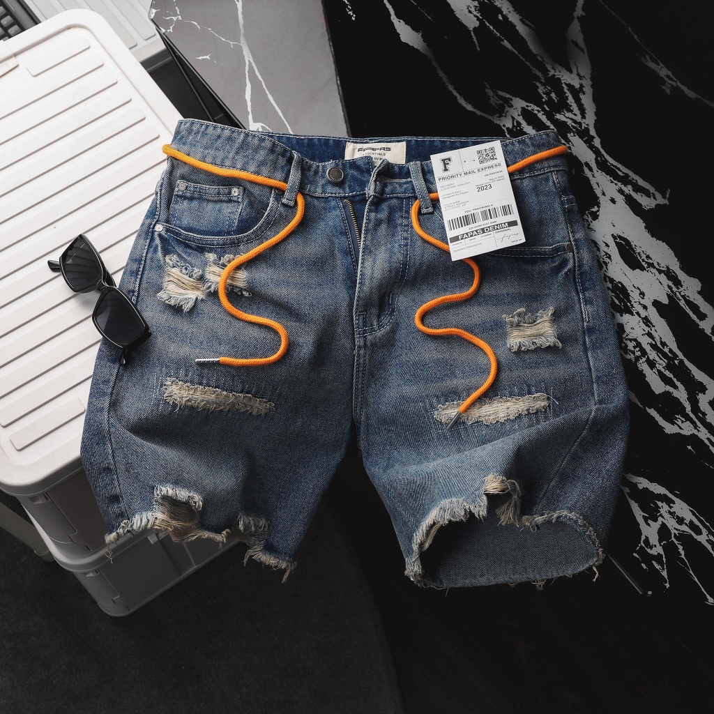 Quần Shorts Jean Relaxed Tama