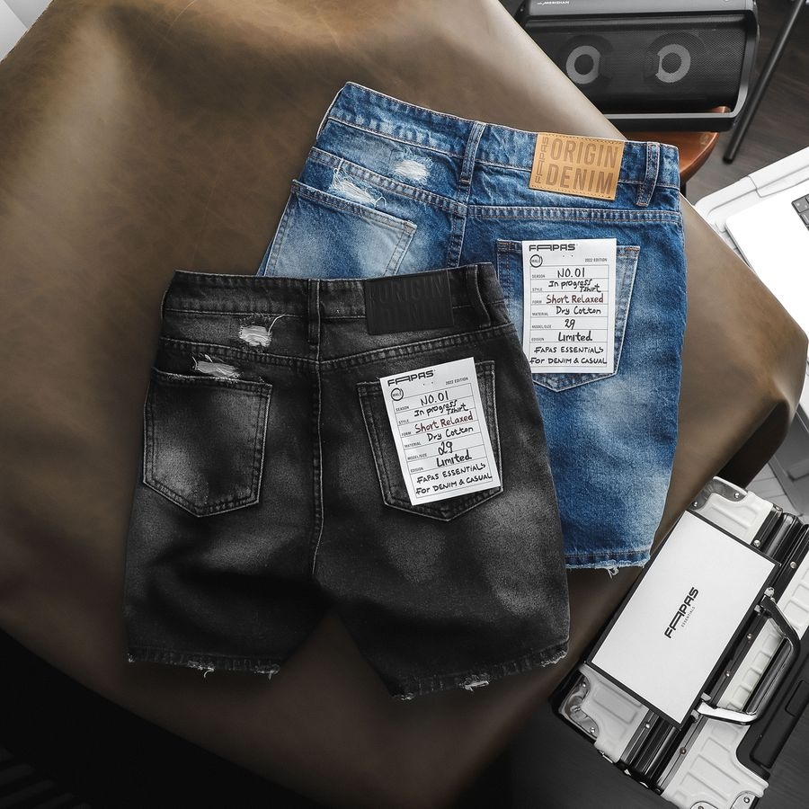 Quần Shorts Jean Relaxed Keshi