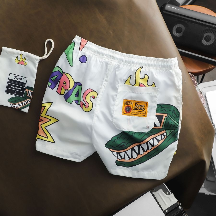 Quần Shorts Biển Relaxed Dino