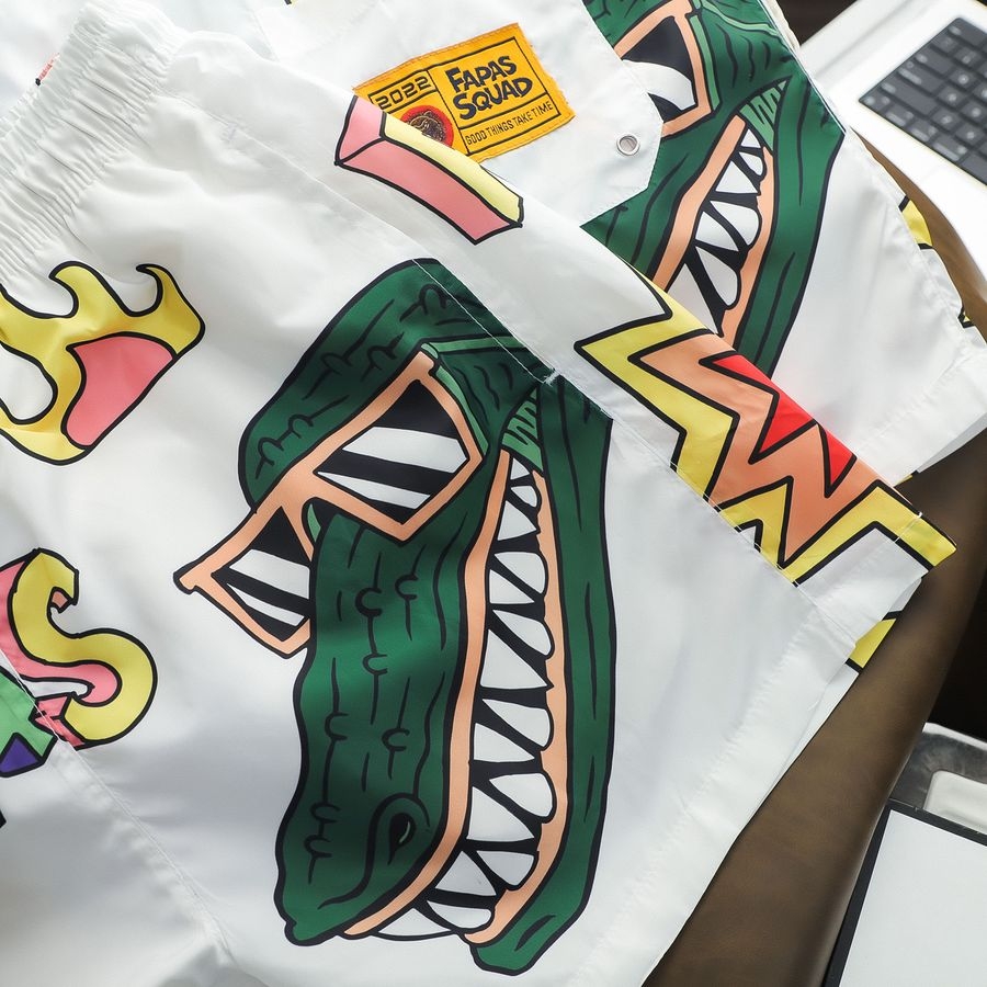Quần Shorts Biển Relaxed Dino