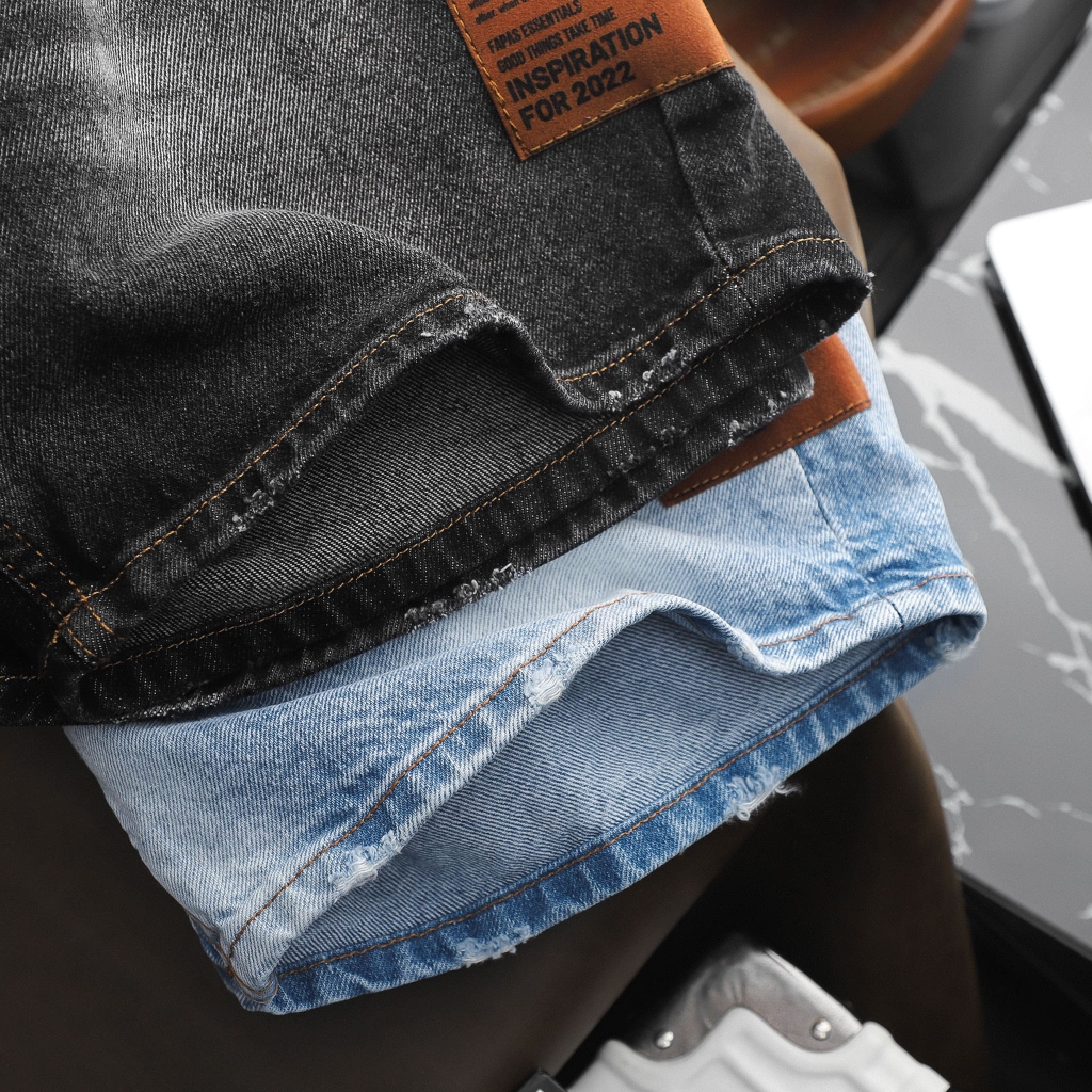 Quần Shorts Jean Relaxed Amani