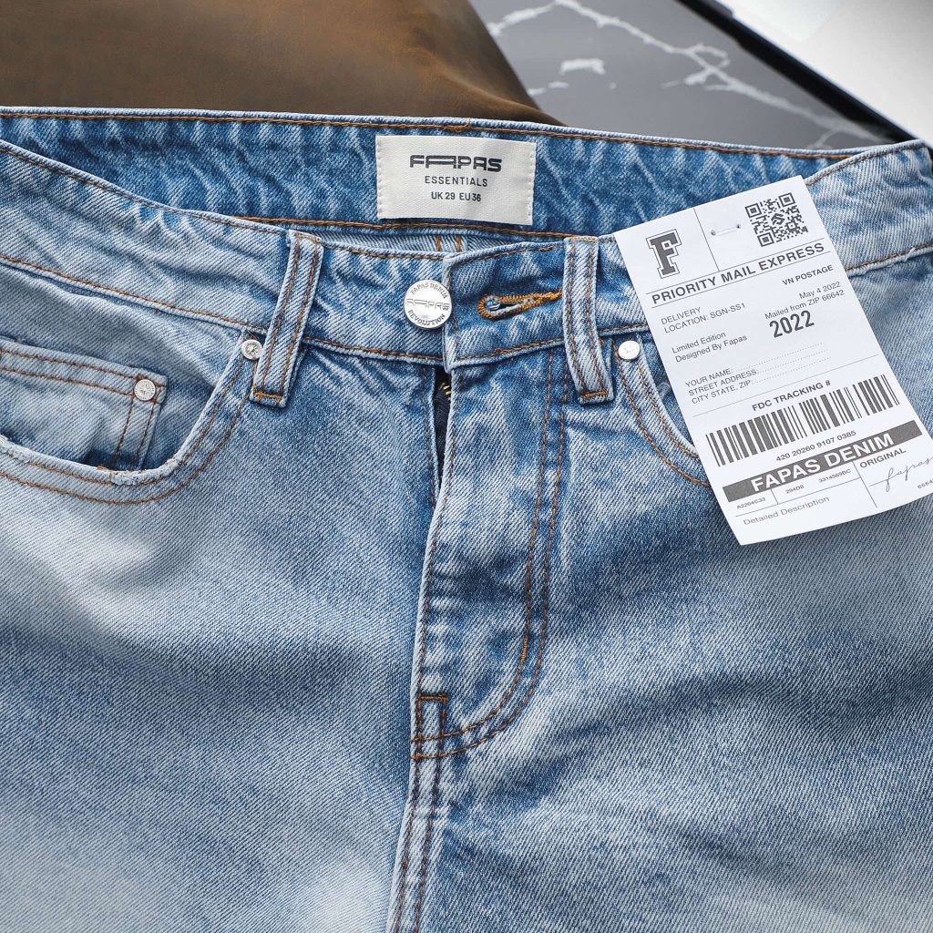 Quần Shorts Jean Relaxed Amani