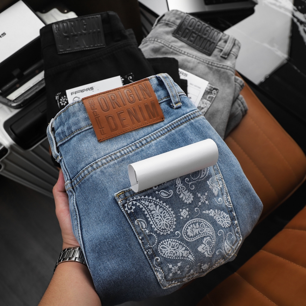 Quần Shorts Jean Straight Fit Cannes
