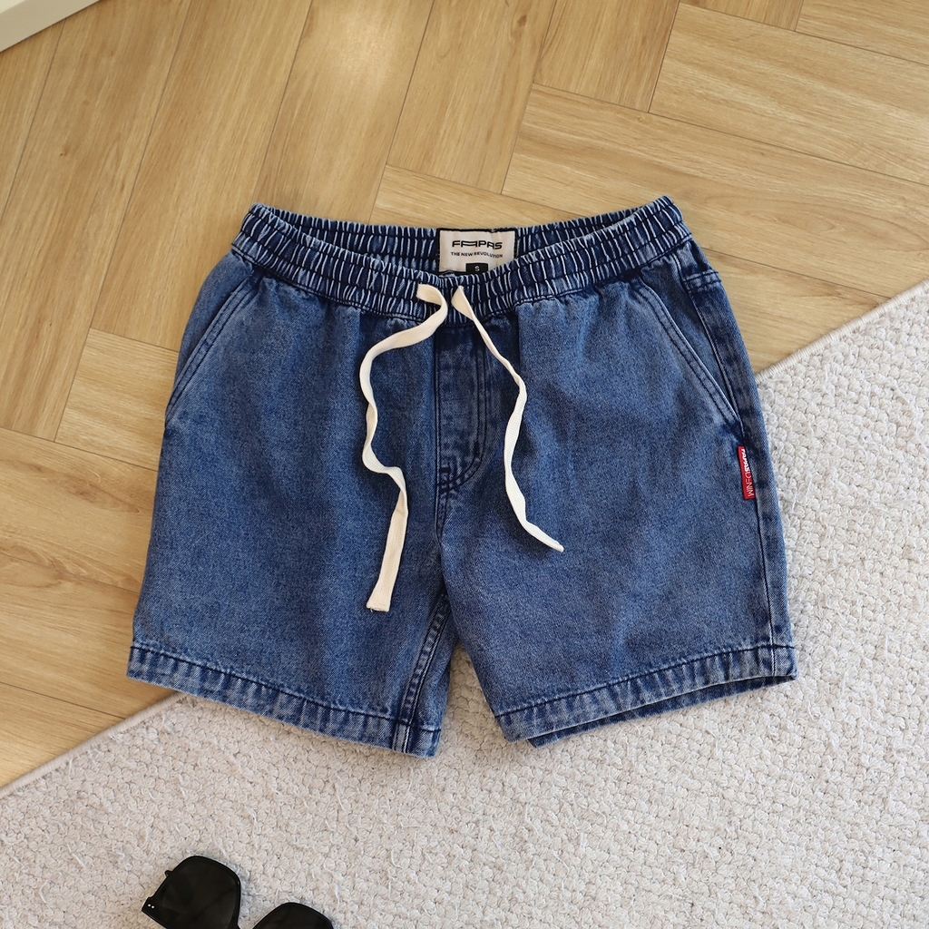 Quần Shorts Jean Relaxed Pick