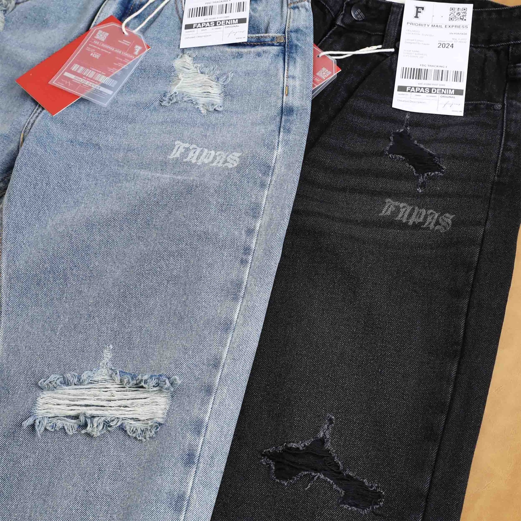 Quần Jean Fapas Straight Gang