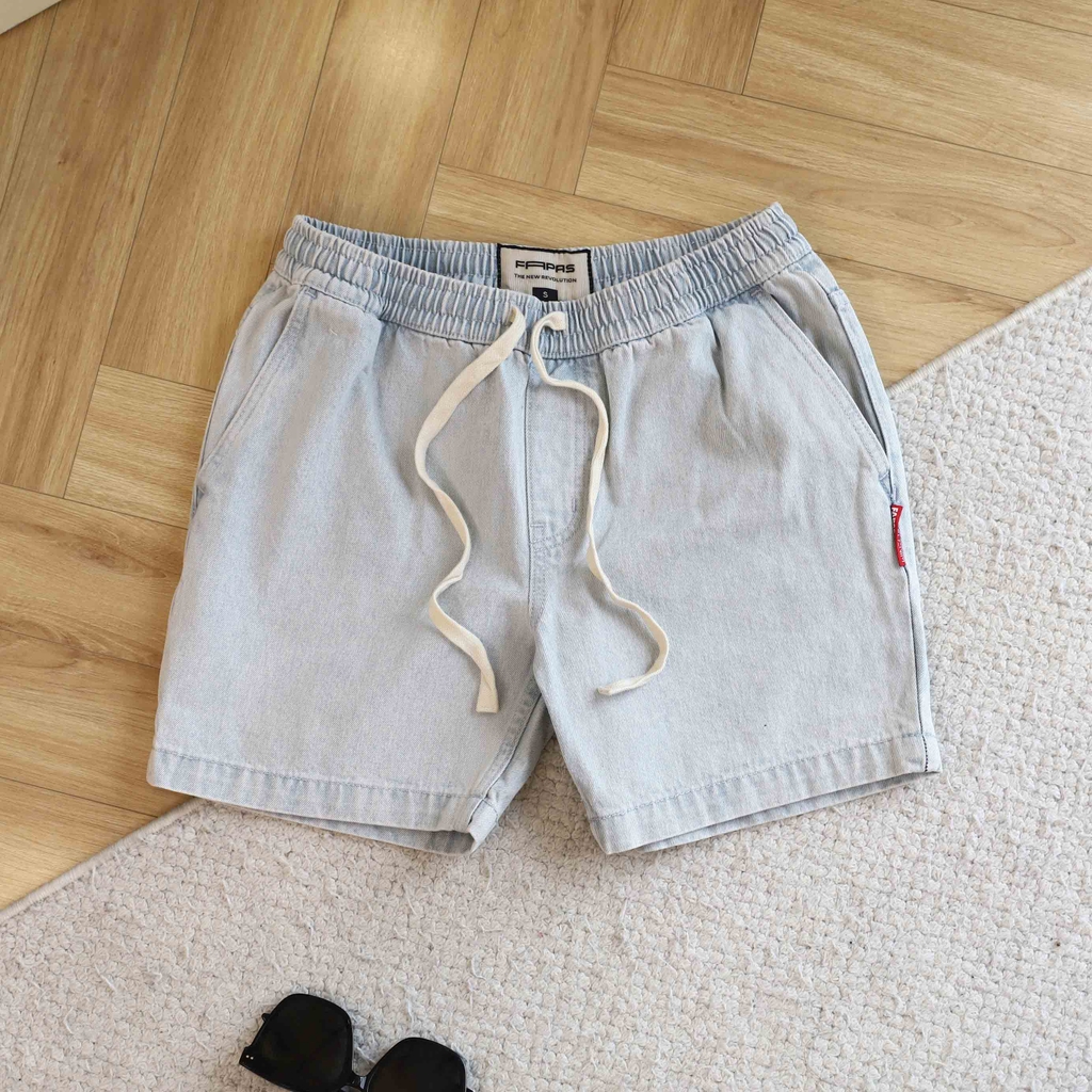 Quần Shorts Jean Relaxed Pick