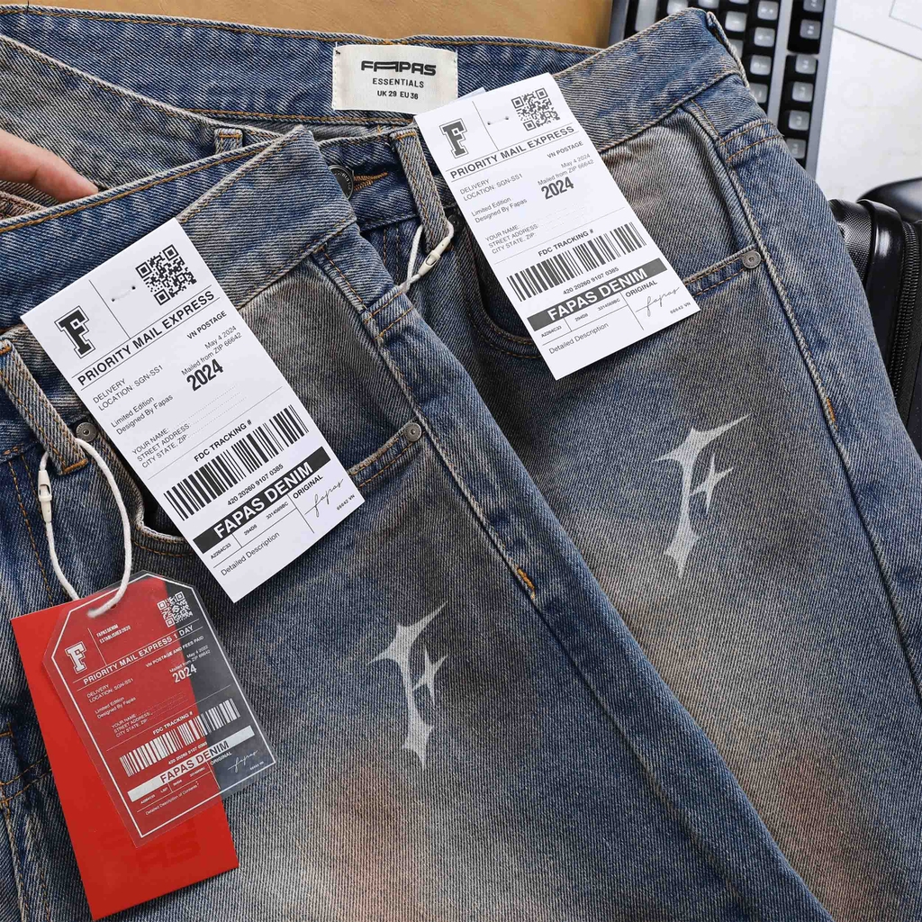 Short Jean Fapas Straight Fit Rapstar
