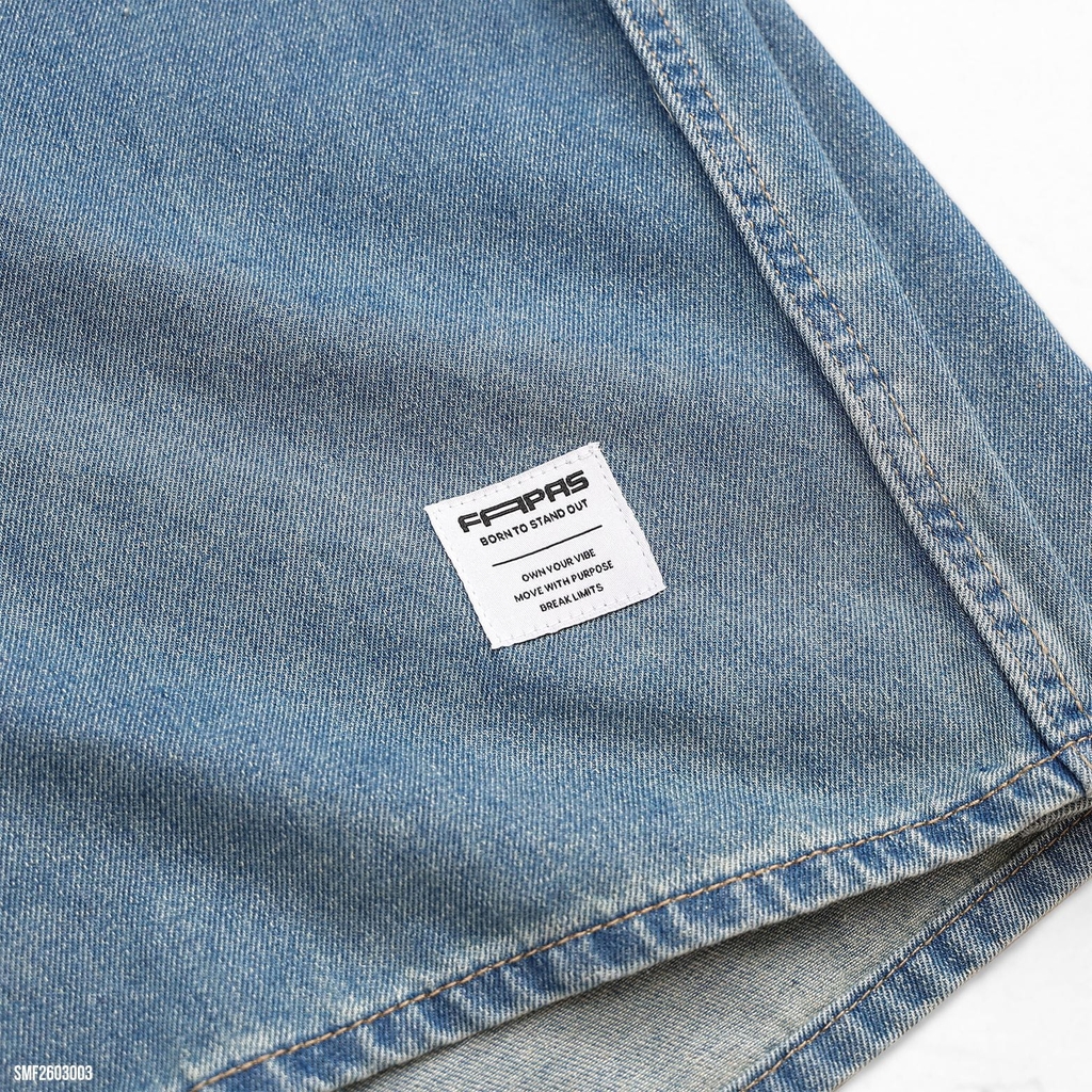 Sơ Mi Tay Ngắn Jean Fapas Boxy Dream