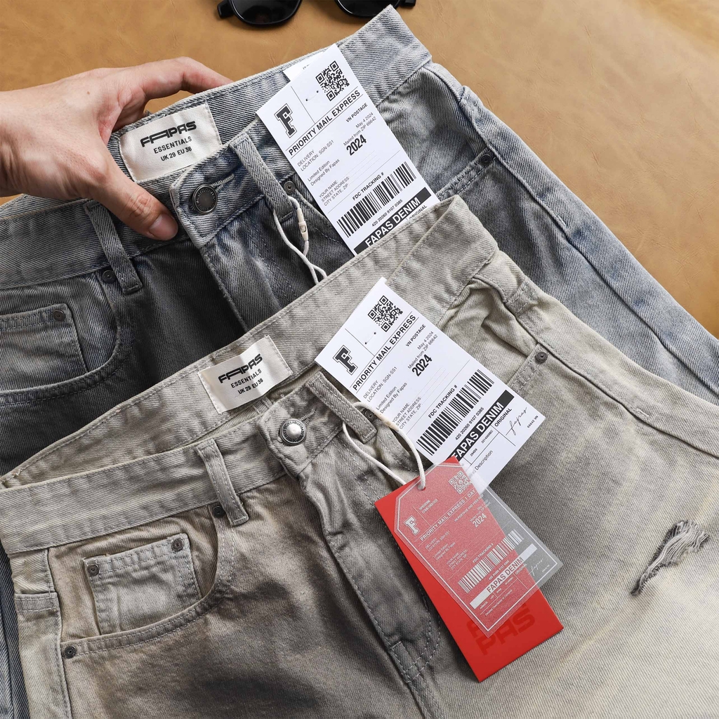 Shorts Jean Fapas Straight Fit Pillow