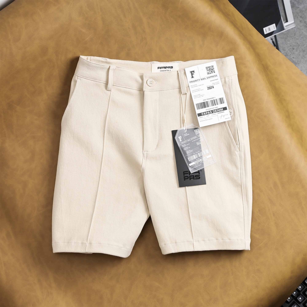 Shorts Kaki Fapas Slimfit Tin
