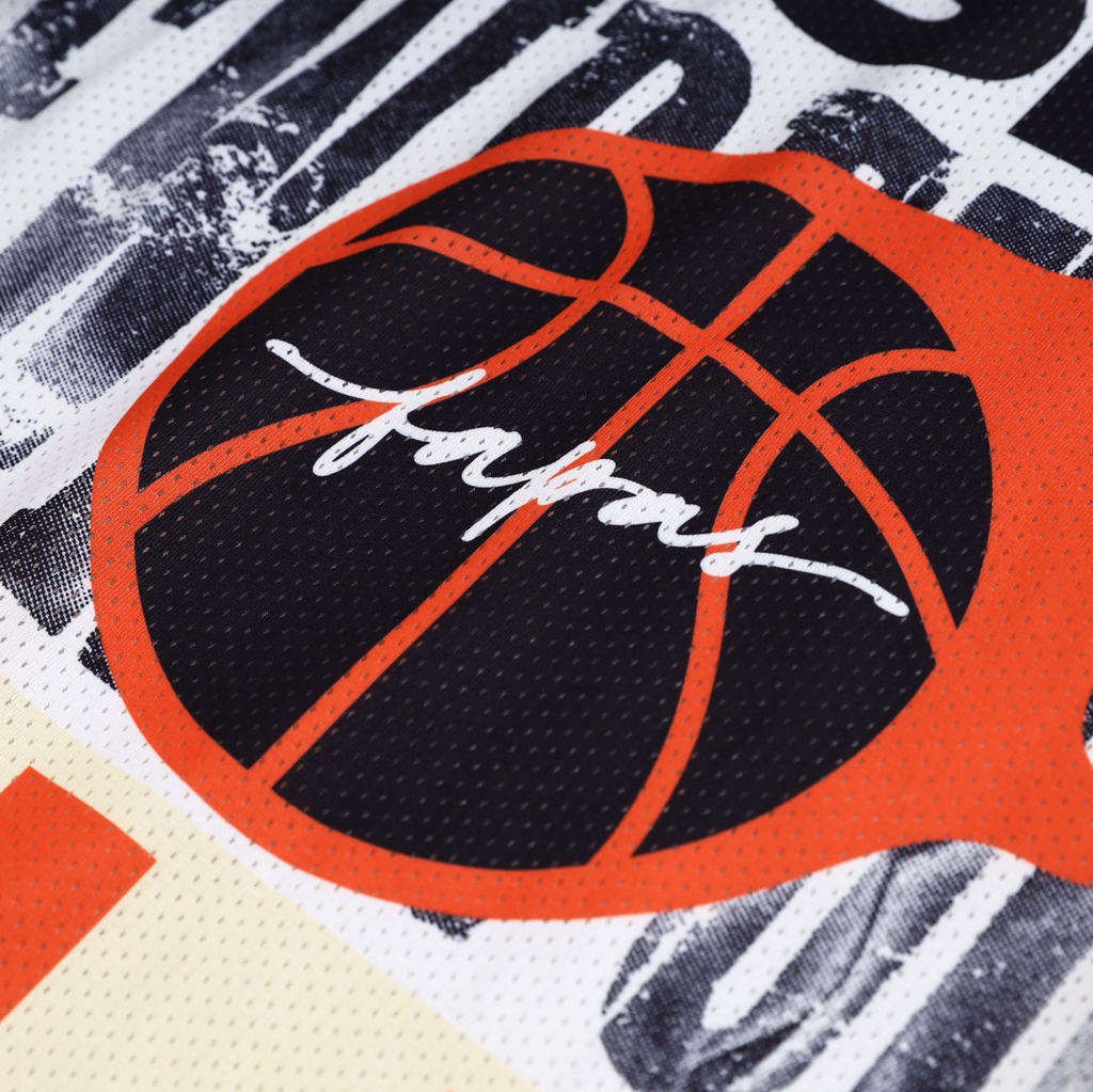 Áo Thun Ngắn Mesh Relaxed Fire