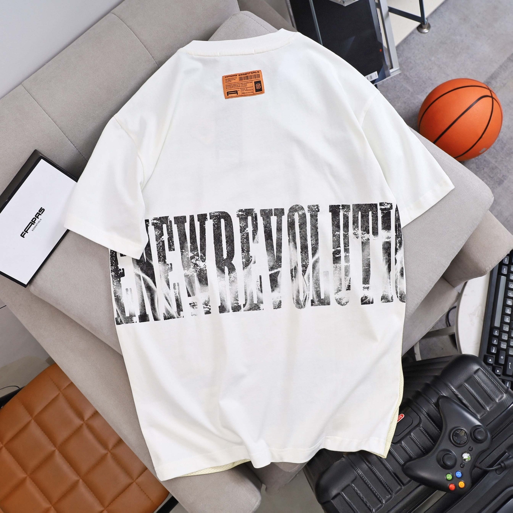 Áo Thun Ngắn Mesh Relaxed Fire