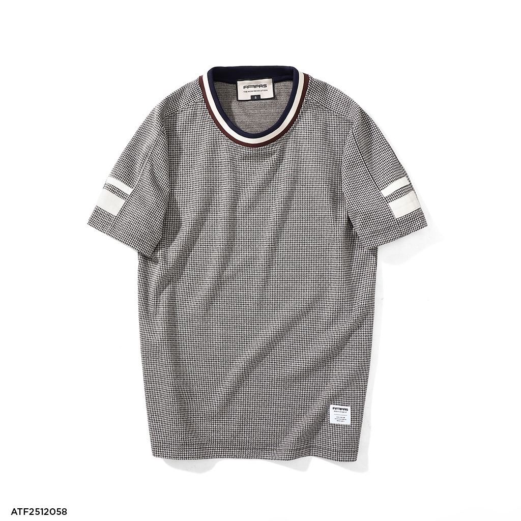 Áo Thun Fapas Regular Herringbone
