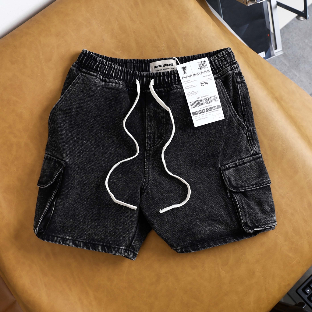 Quần Shorts Jean Relaxed Fork