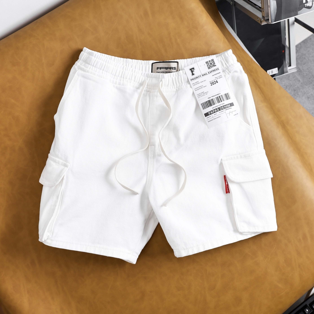 Quần Shorts Jean Relaxed Fork