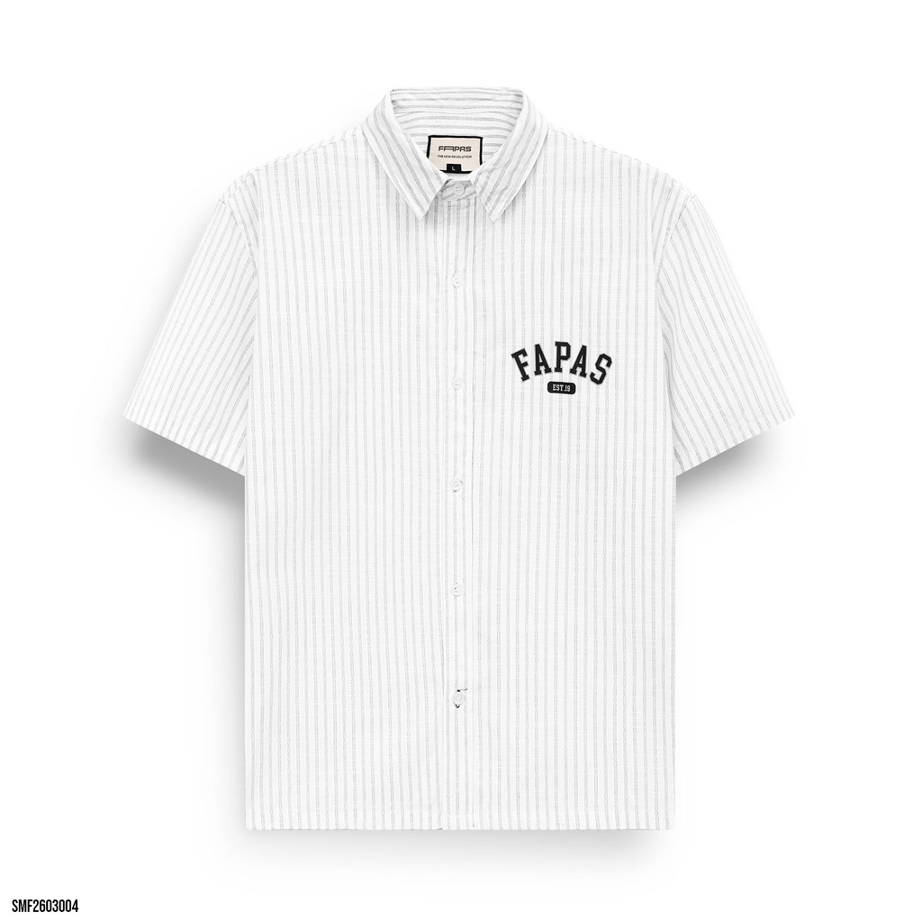 Sơ Mi Tay Ngắn Fapas Boxy EST.19
