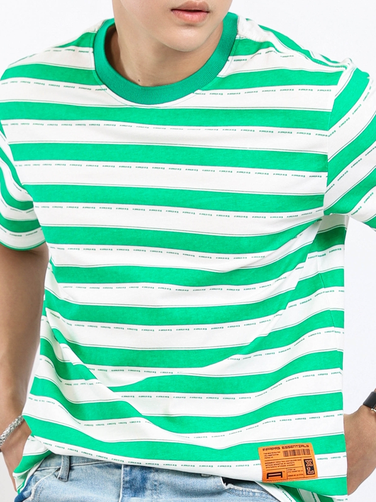 Áo Thun Ngắn Regular Striping