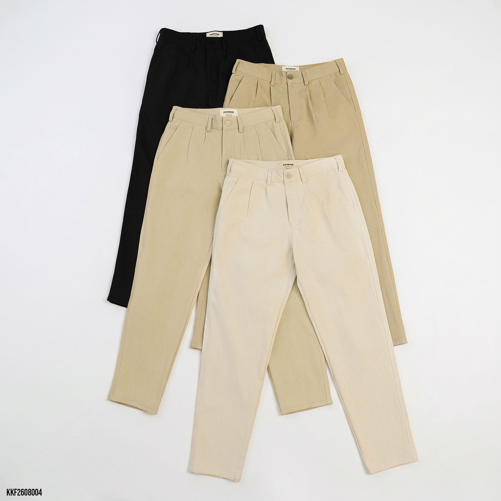 Kaki Fapas Slimfit Vince SS1